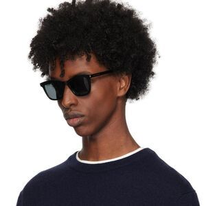 Saint Laurent Men Sunglasses Black Grey Square SL715 SLIM 001 BRAND NEW